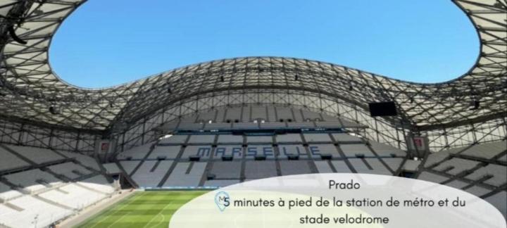 T4 Prado Velodrome Plage 3 Chambres Marsilia Exterior foto